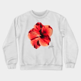 Hibiscus Flower Crewneck Sweatshirt